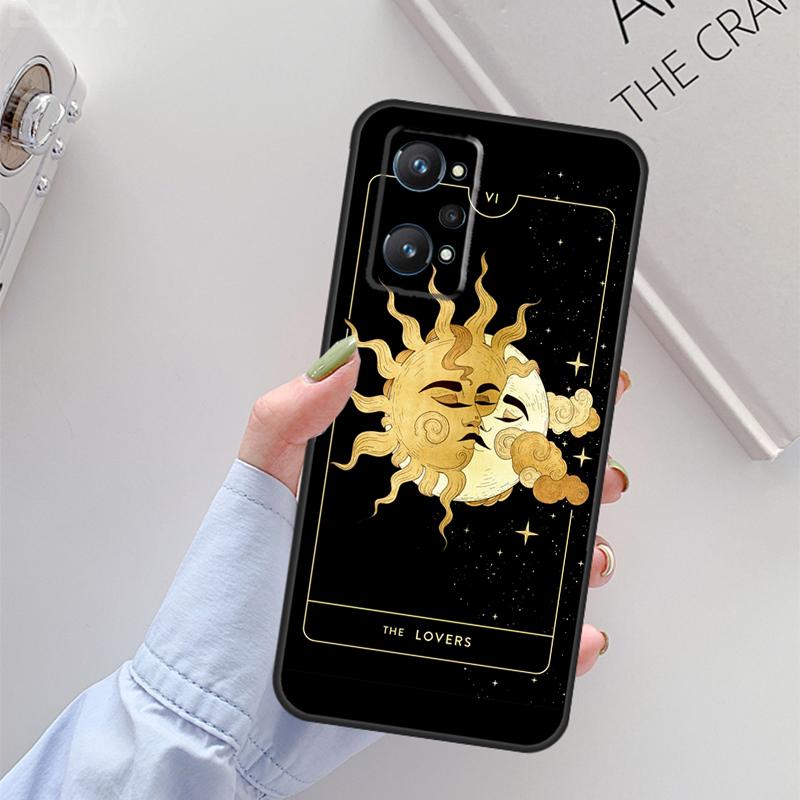 Полумесяц Солнце Для Realme C61 C75 C55 C51 C21Y C25S C67 C53 13 12 10 11 14 Pro Plus GT 6T 6 5 GT7 Pro Чехол
