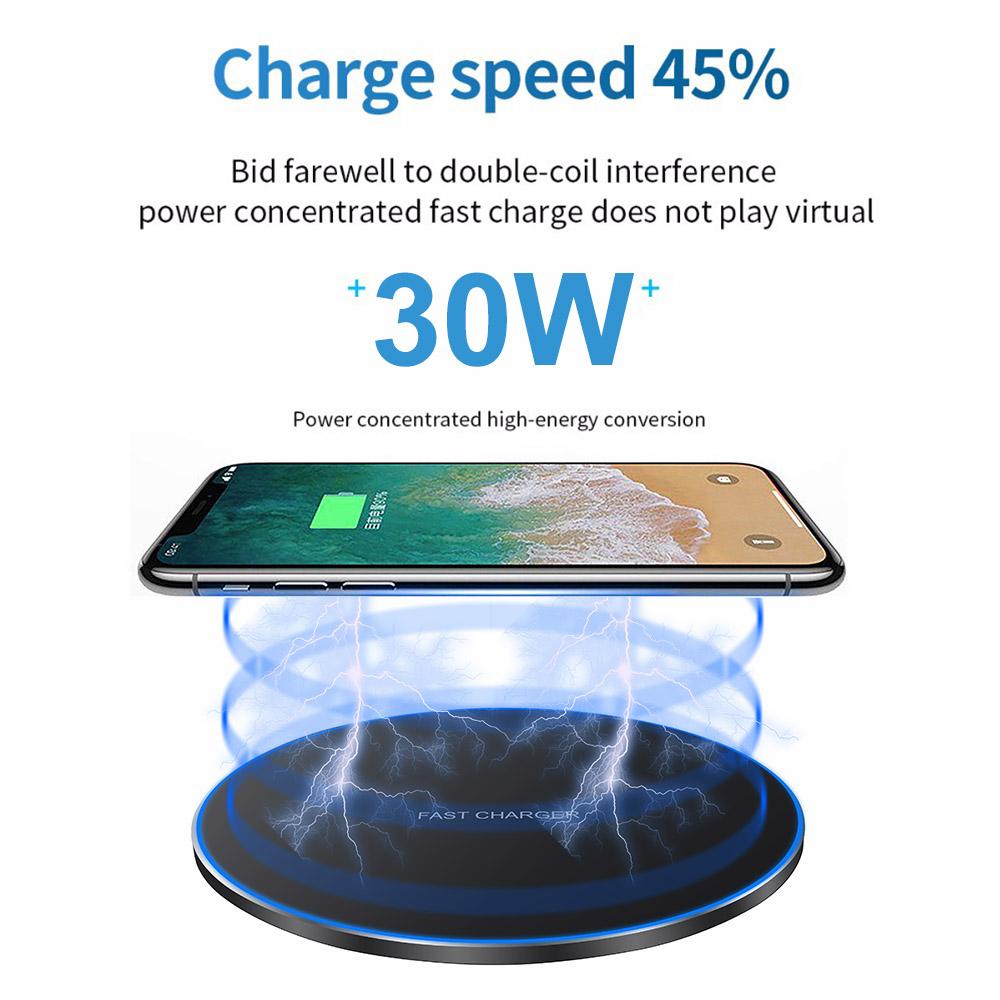 100 Вт беспроводное зарядное устройство для iPhone 16 15 14 13 Pro Xs Max Mini 15 индукционная быстрая беспроводная зарядная панель для Samsung S22 s8 s9 s10
