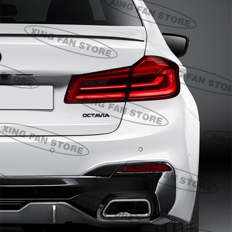AFE2 Авто Стайлинг Для Skoda Octavia Superb Fabia Kodiaq Rapid 4x4 Автомобиль Задний Багажник Значок Наклейка Наклейка На Кузов Аксессуары