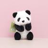 Plush China Panda Toy Cartoon Keychain Bag Decoration Animal Pendant Gift Doll