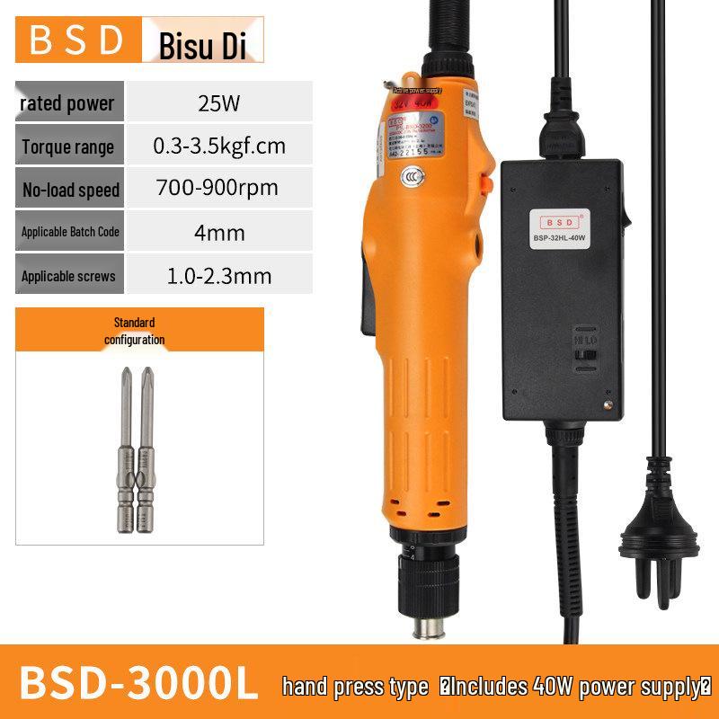 Электрическая отвертка Qili Su с ручным нажатием 3200/6200L/6600P/8000L