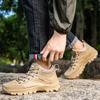 Роскошный бренд Походная обувь Мужская Обувь для путешествий в винтажном стиле Плоская подошва Нескользящие Кроссовки для ходьбы на открытом воздухе Мужская Удобная обувь для треккинга