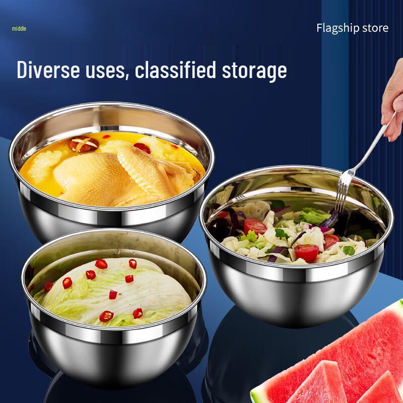 Миска для хранения продуктов Wutuo из нержавеющей стали