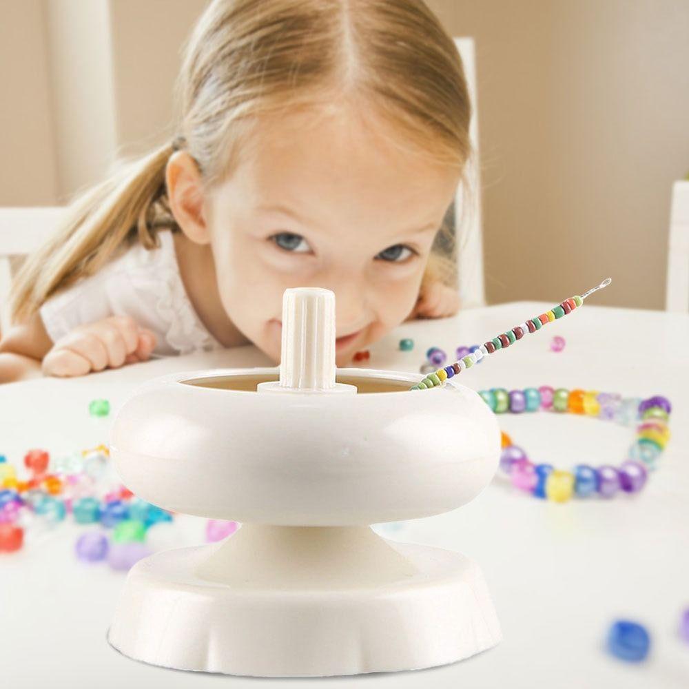 Быстро вращающаяся бисерная прялка Удобный инструмент для бисероплетения Браслеты Скручивающаяся бисерная чаша Изготовление ювелирных изделий