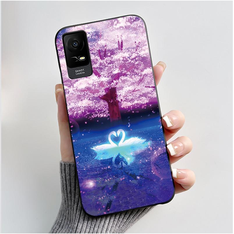 Милый Чехол Для TCL ION X / TCL ION V / TCL 40Z Capa Защитная Крышка TCL ION Z Fundas Печатный Корпус Мягкий Силикон Мультяшный Чехол
