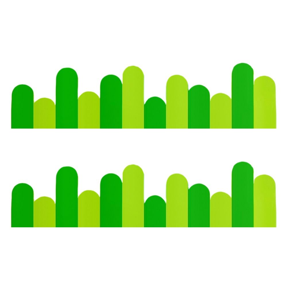 2pcs/set Long Fence Craft Classroom Wall Stickers Blackboard Posters Primary School Class