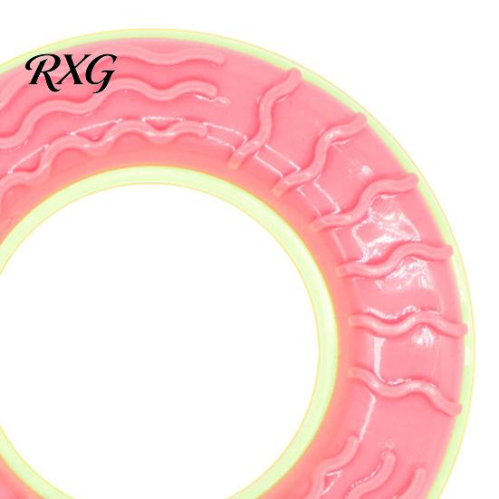 Dog Cooling Chew Toys Toy, Popsicle Ice Freezer Donut Shape Toy Teeth Cleaning Reusable Freeze for Summer Heat Relief Dogs