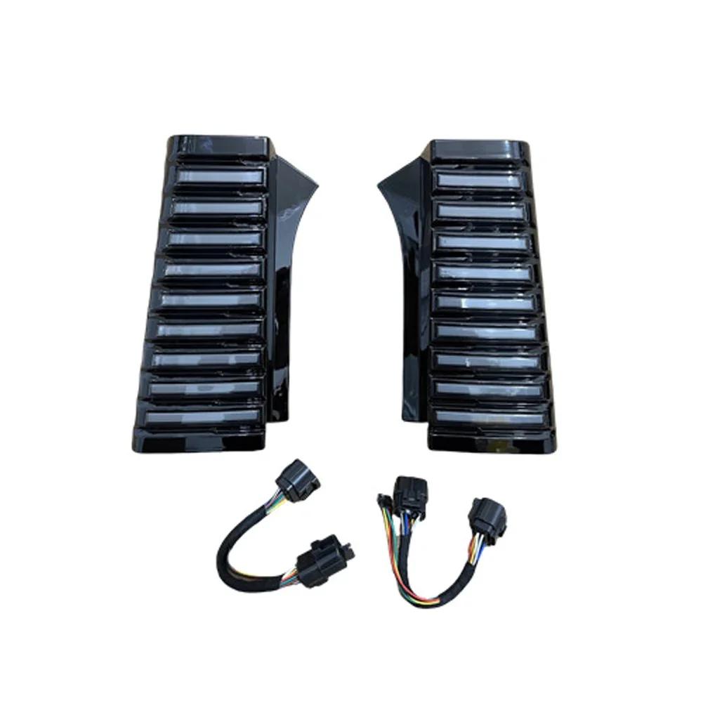 2 шт. задние фонари для стоек D, подходят для Chery Jetour Traveler T2, заднее стекло с обеих сторон, светодиодные фонари для стоек D, аксессуары для модификации