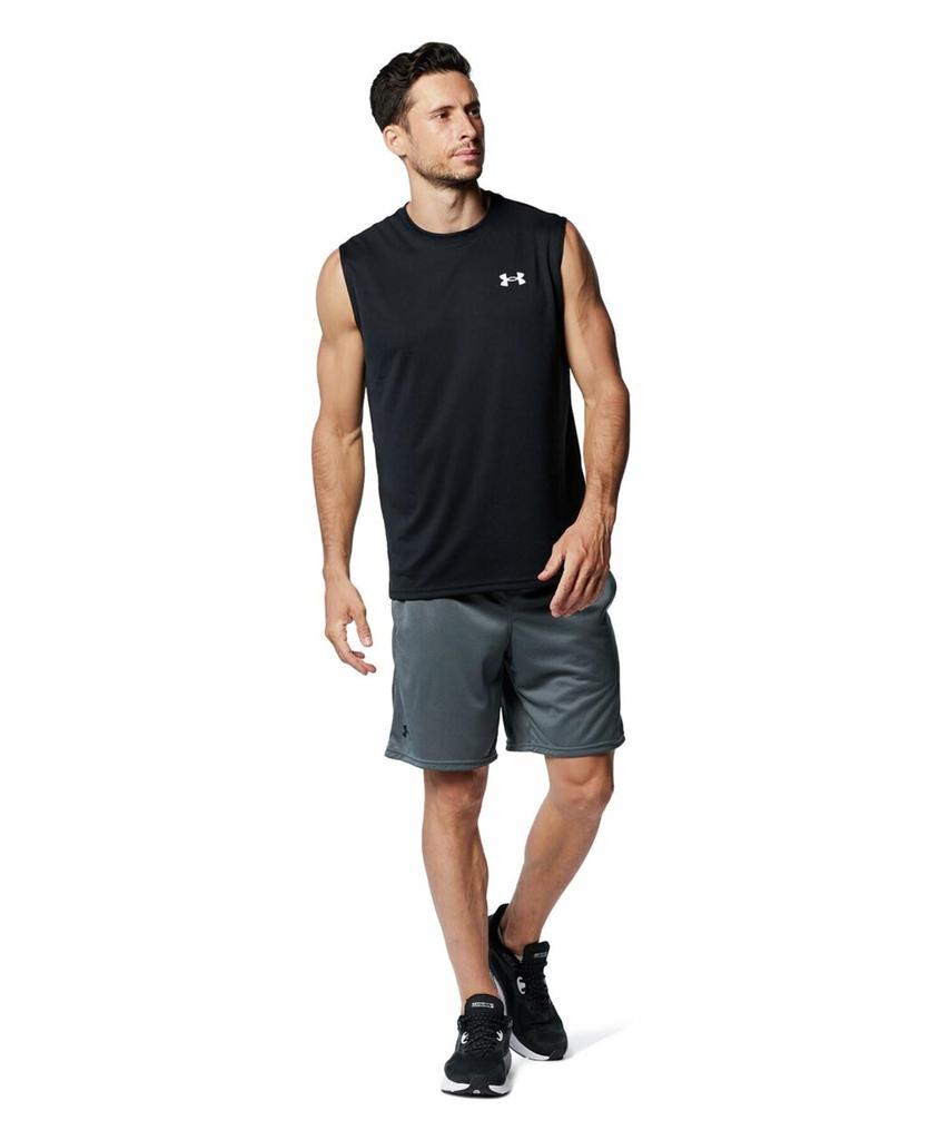 Мужская футболка UA Tech SL для размера Япония MD до японского размера [Under Armour], 001, (эквивалент М)