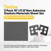 Материал прокладки выхлопной системы 6 штук Масляная прокладка Термостойкий лист 15 x 11,8 дюйма Для ремонта автомобильного двигателя Газонокосилки