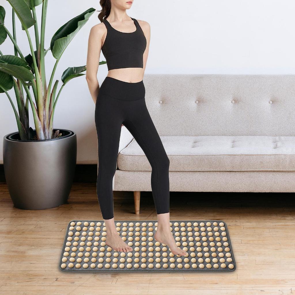 Деревянный коврик для акупрессуры стоп для мужчин и женщин, легкая массажная доска