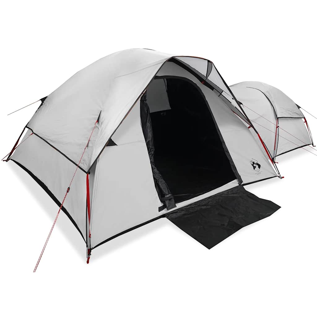 5 Person Camping Tent White Blackout Fabric Waterproof
