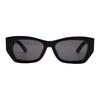 Dior Oversized Square Sunglasses With Logo Decoration Women sunglasses Black MISSS1FXR_10A0