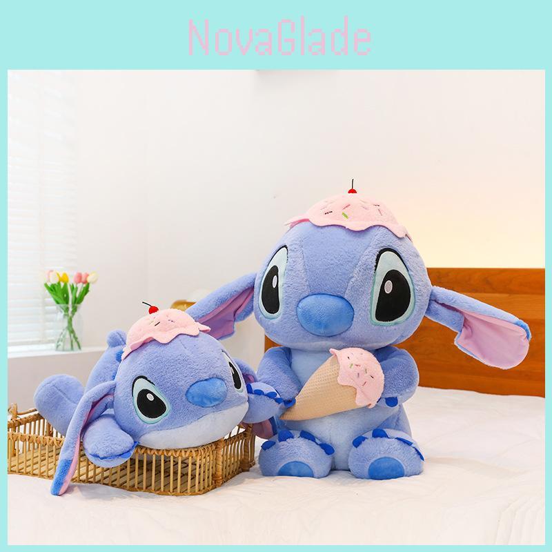 Ice Cream Stitch Soft Toy With Lying And Standing Posture Design For Gift And Collection
