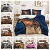 Пододеяльник Животное Лошадь Покрывало Наволочка Цифровая Печать Постельное Белье Комплект из Трех Предметов