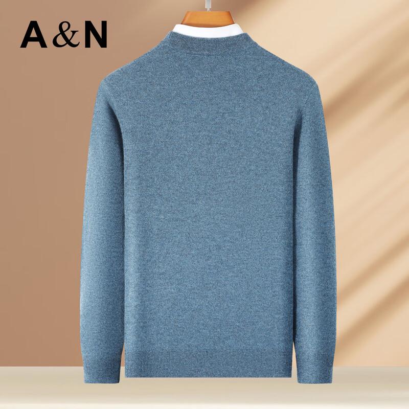 Men's 100% Cashmere Thick Winter Round Neck Sweater