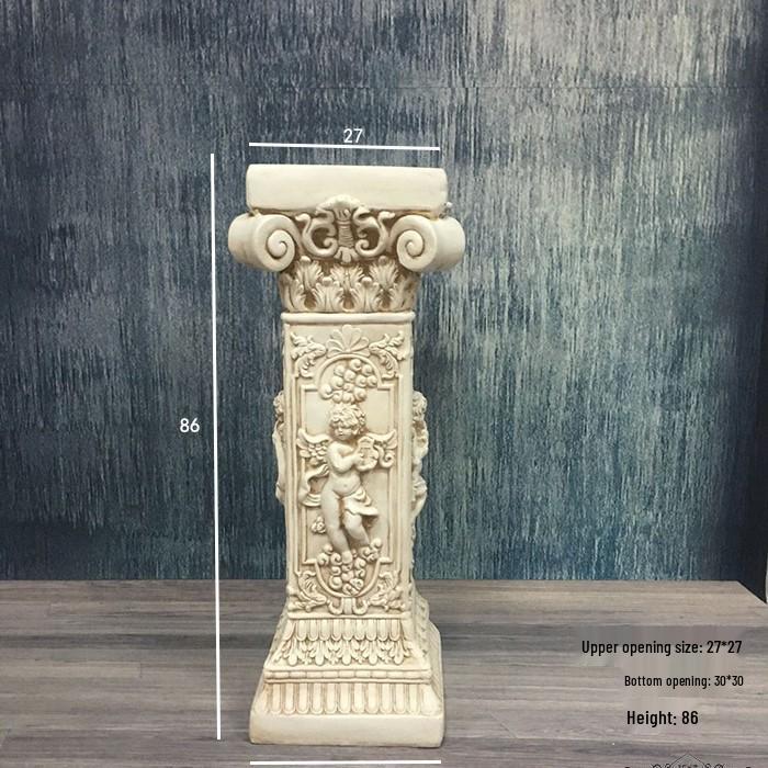 Свадебная золотая римская колонна подставка для цветов – Европейская полосатая трофейная стекловолоконная декорация