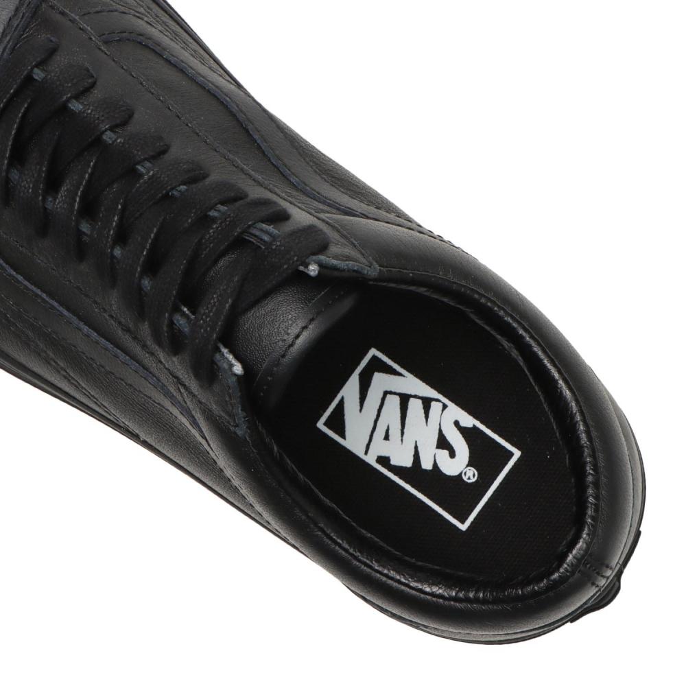 Vans Old Skool  Leather  Black Vn0003z6l3a
