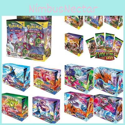Полная коллекция из 360 карточек Покемон, включая Sword Shield Evolving Skies Shining Fates