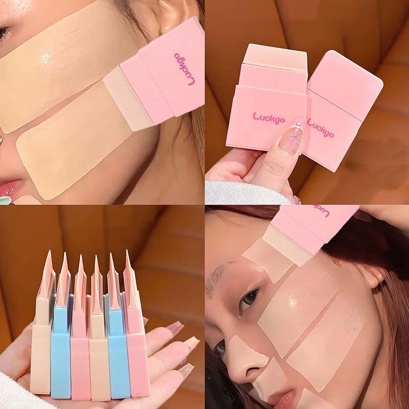 Portable Silicone Foundation Brush Evenly Applied Powder No Streak Foundation Flat Head Face Base Makeup Beauty Tools Easy Clean