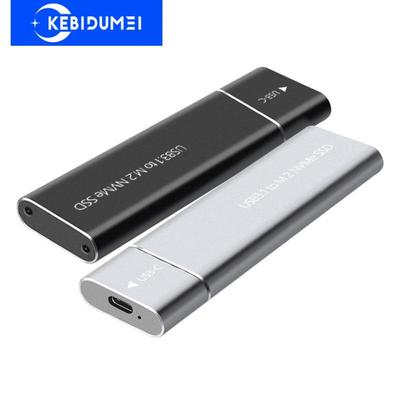 Корпус для жесткого диска M.2 NVME SSD Type-C 3.1 Коробка для мобильного жесткого диска из алюминиевого сплава Корпус для внешнего жесткого диска Адаптер 10 Гбит/с M Key HD Коробка для хранения для портативных ПК