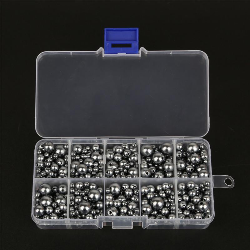 350pcs AAA Mixed Size 4-10mm Round Beads ABS Pearls Loose Beads For Jewelry Making