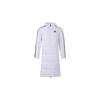 3ST Long Hooded Down Jacket Unisex Outerwear White H20762