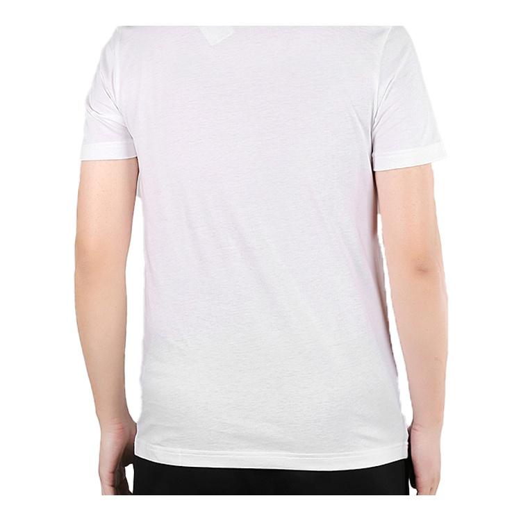 adidas neo M Esntl Lg T 1 Sports Short Sleeve White Men's FP7396