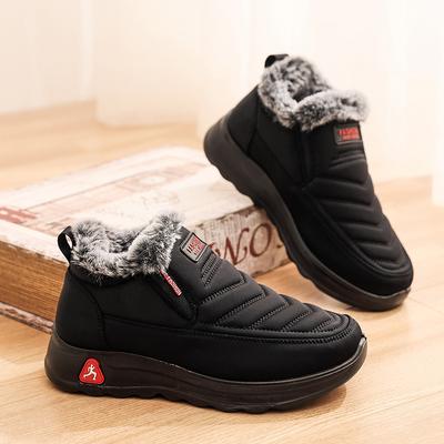 Новые старые пекинские хлопковые туфли теплые снежные хлопковые материнские хлопковые сапоги водонепроницаемые и нескользящие зимние сапоги средней высоты голенища на заказ