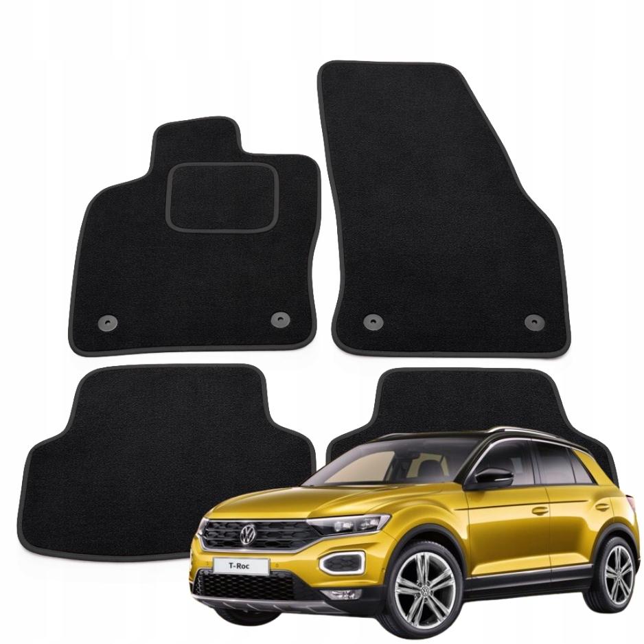 Велюровые коврики для Volkswagen T-Roc коврики в машину комплект 4 шт.. b