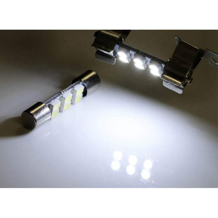4pc White 6-SMD 29mm 6641 LED Bulbs For Car Sun Visor Flips Vanity Mirror Lights
