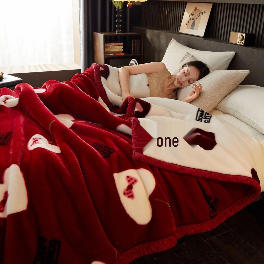 G5Z Зимнее Утолщенное Фланелевое Одеяло – Коралловое Теплое Односпальное Постельное Белье для Общежития