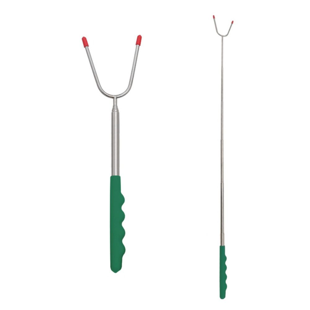 Нержавеющая сталь принадлежности для кемпинга шампуры для барбекю инструменты для барбекю палочки для жарки телескопические вилки для барбекю