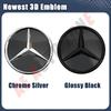 Front Grille Star Emblems Logo For Mercedes Benz B W245 C W204 C300 C250 GLK X204 GLK300 GLK350 PB2