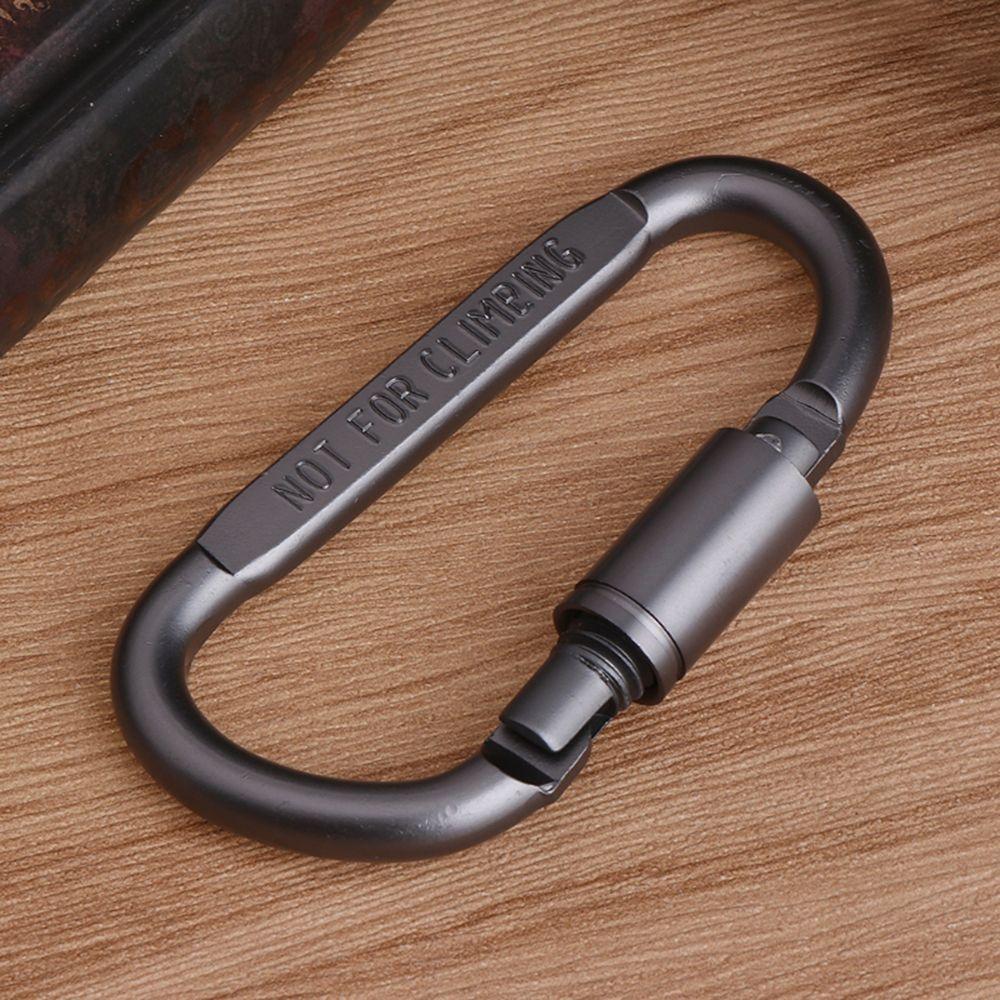 Durable Practical Camping Metal Climbing Aluminum Zinc Zinc Alloy Keyring Hook Carabiner Key Buckle