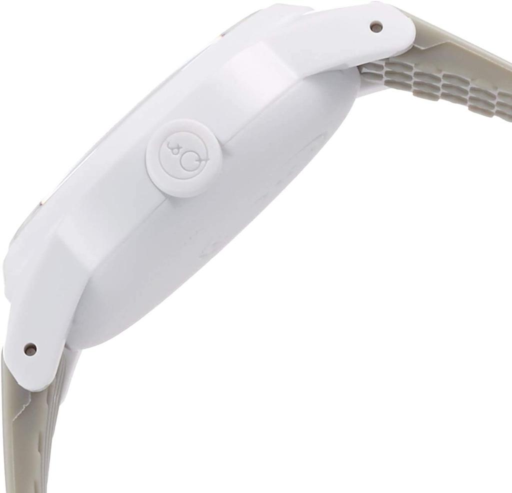 [Citizen Q&Q] Watch Analog Smile Solar Waterproof Urethane Belt RP01-015 Women's White X Gray