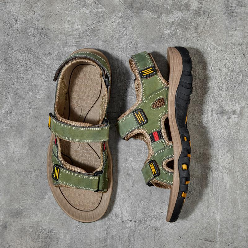 Мужские летние пляжные сандалии, обувь для прогулок, мужские сандалии, размеры 38-48