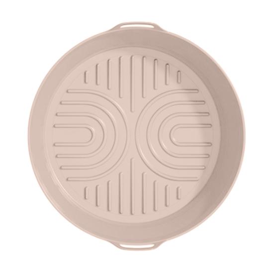 Силиконовый вкладыш для аэрофритюрницы Круглый Квадратный Складной Коврик для выпечки Пищевой Корзина Антипригарный Термостойкий Аксессуары для аэрофритюрницы