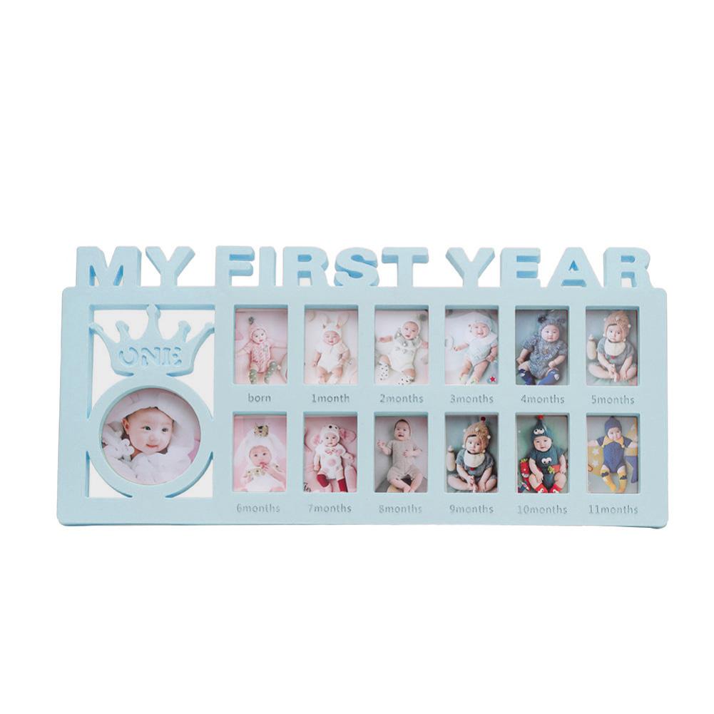 DIY 12 Month Baby My First Year Baby Photo Frame