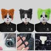 Halloween Latex Animal Cat Head Mask Fancy Dress  Plush Mask  Animal Mask