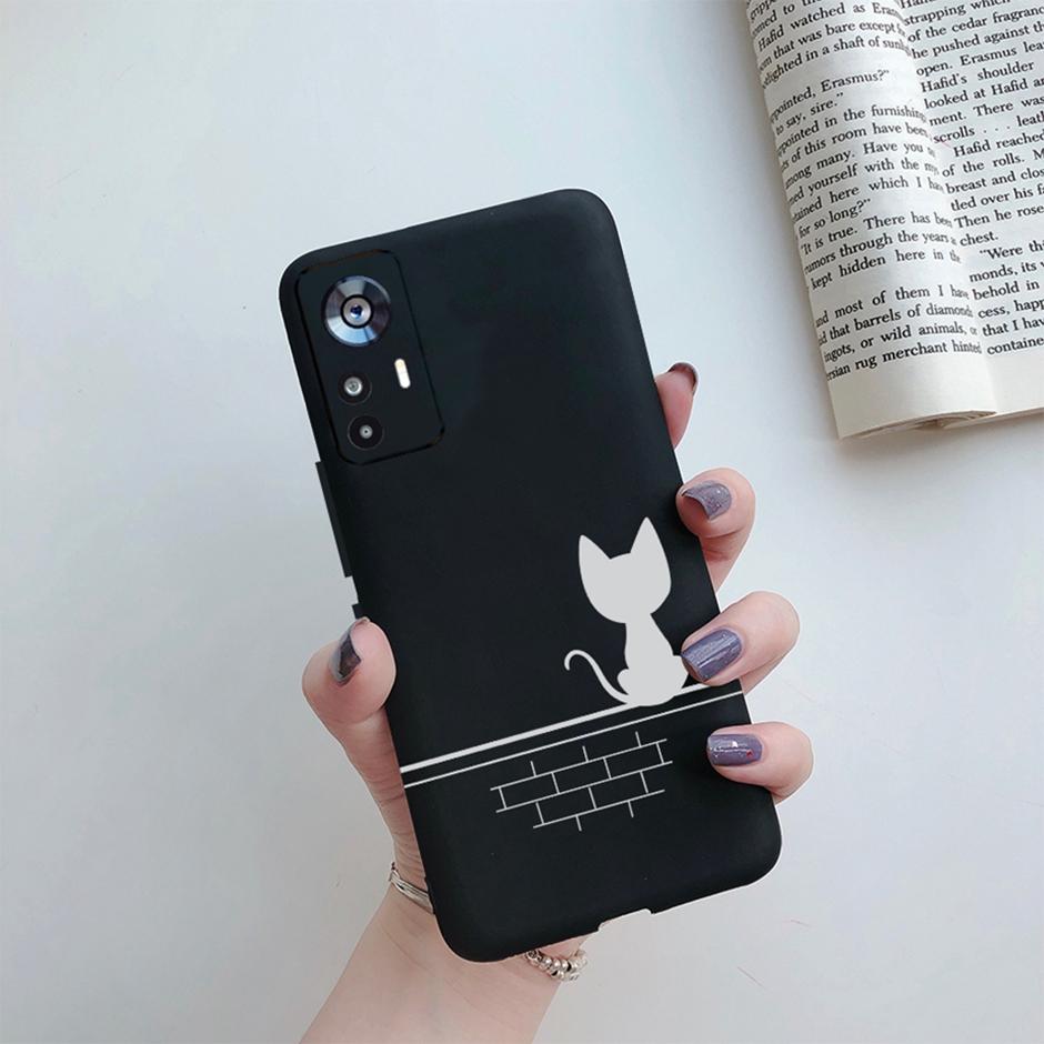 For Xiaomi 12T Case On Xiaomi 12T Pro Back Cover Cute Cartoon Silicone Soft TPU Protective Bumper For Xiaomi 12Tpro Phone Fundas