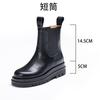 Customized 2025 New Leather Chimney Boots Women's Autumn and Winter Knight Boots Casual Chelsea Boots Velvet Martin Boots