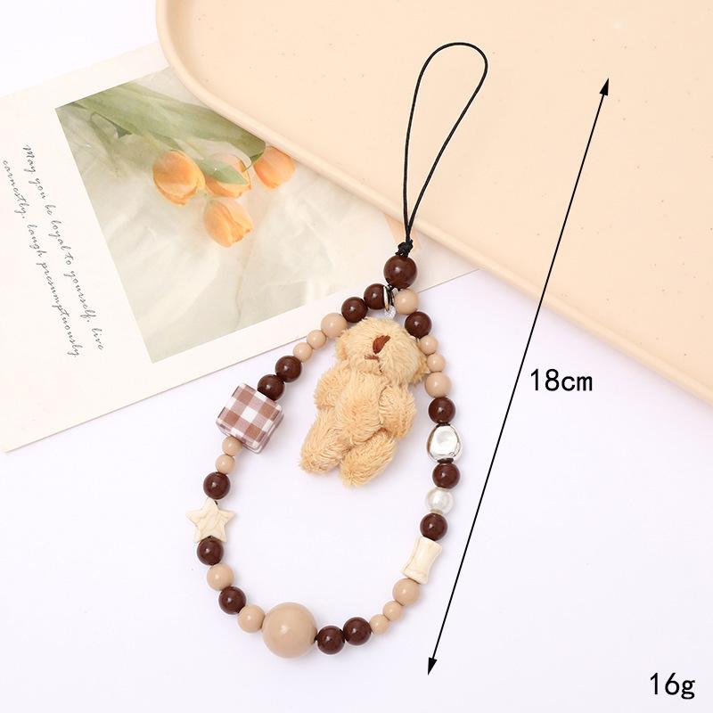 Красочный мультяшный чехол для телефона с ремешком и электропокрытием в квадратную клетку