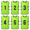12 PCS Adults Soccer Pinnies Quick Drying Football Team Jerseys Sports Scrimmage Soccer Team