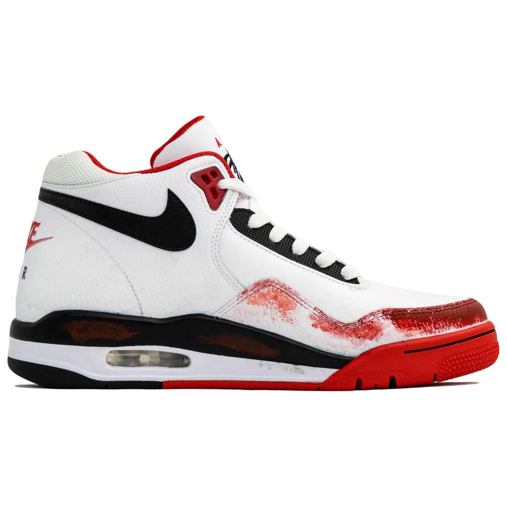 Nike Flight Legacy Wan Hua Nong, Fei Jiang, Сумка для покупок Износостойкие Средние Винтажные Баскетбольные Кроссовки Мужские BQ4212-100(Team113-S-BOX)