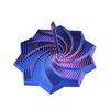 Расширенная сенсорная фиджет-звезда, напечатанная на 3D-принтере, расширяемая, 4,33 дюйма, фрактальные фиджет-игрушки, восьмиугольная, со съемной ручкой