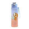 750ml Cartoon Letter Printed Lovely A-Z Water Cup Portable Children Plastic Cartoon Outdoor Sport Large Capacity Water Bottle