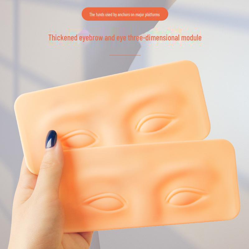 Eyeliner & Eyebrow Practice Skin for Beginners: Perfect for Tattoo, Mist, and Coloring Techniques