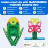 BorneLund MAGFORMERS Candy Garden Set [27 предметов] Развивающая игрушка для детей от 3 лет, магнит, магнитный блок, MF703021