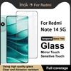 For Redmi Note 14 5G Glass IMAK Full Coverage Tempered Glass Film Pro+ Series